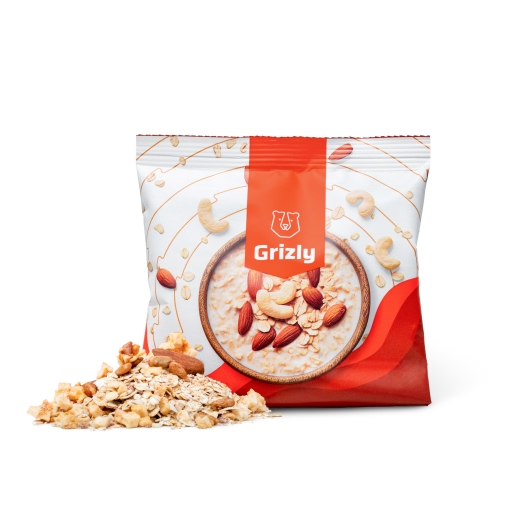 Haferbrei Apfel & Mandeln mit Zimt
